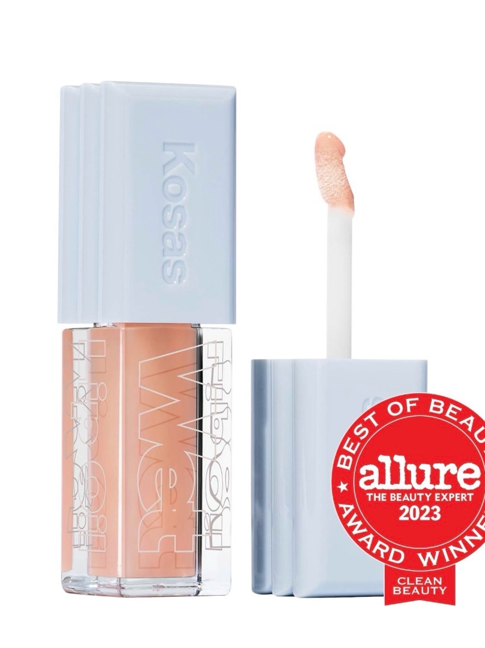 Kosas Wet Lip Oil Tint — Soft Peach